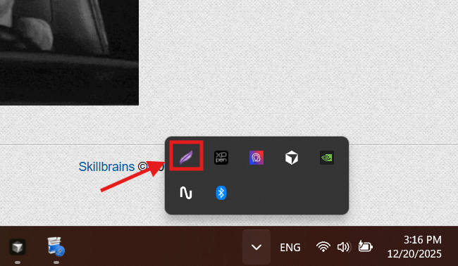 Lightshot icon in system tray