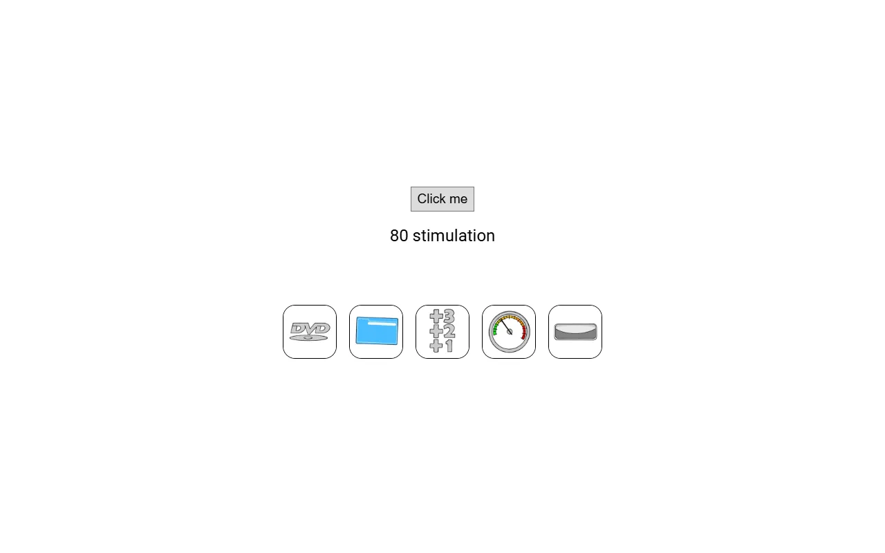 Stimulation Clicker เริ่มต้นที่ 80 stimulation
