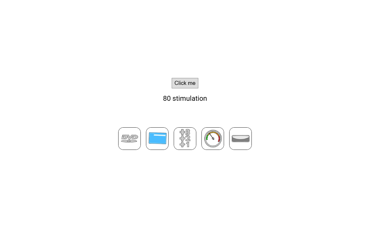 Stimulation Clicker เริ่มต้นที่ 80 stimulation